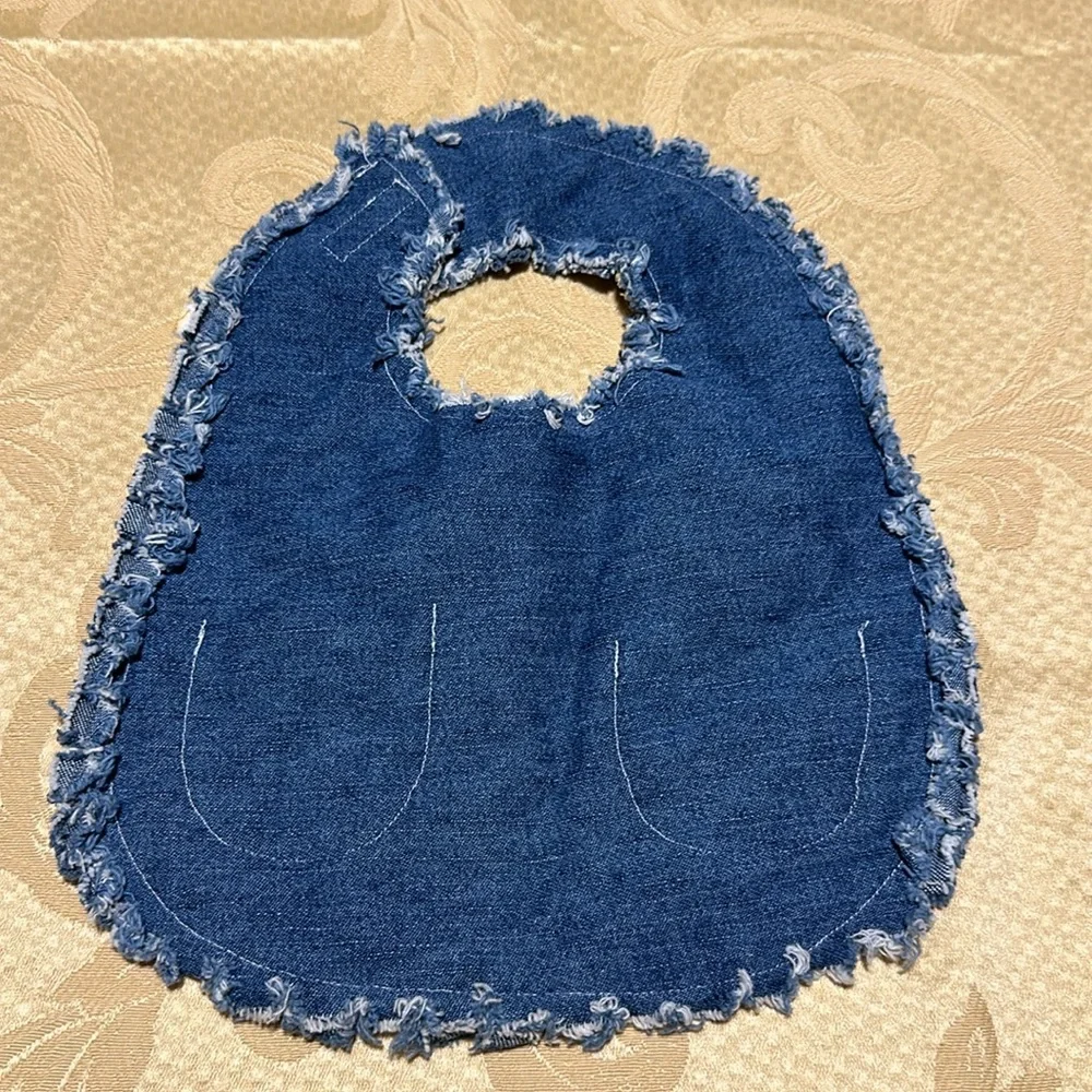 Minnesota Vikings denim bib